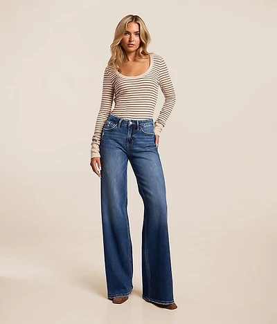 Kate Ultra Wide Leg Stretch Jean