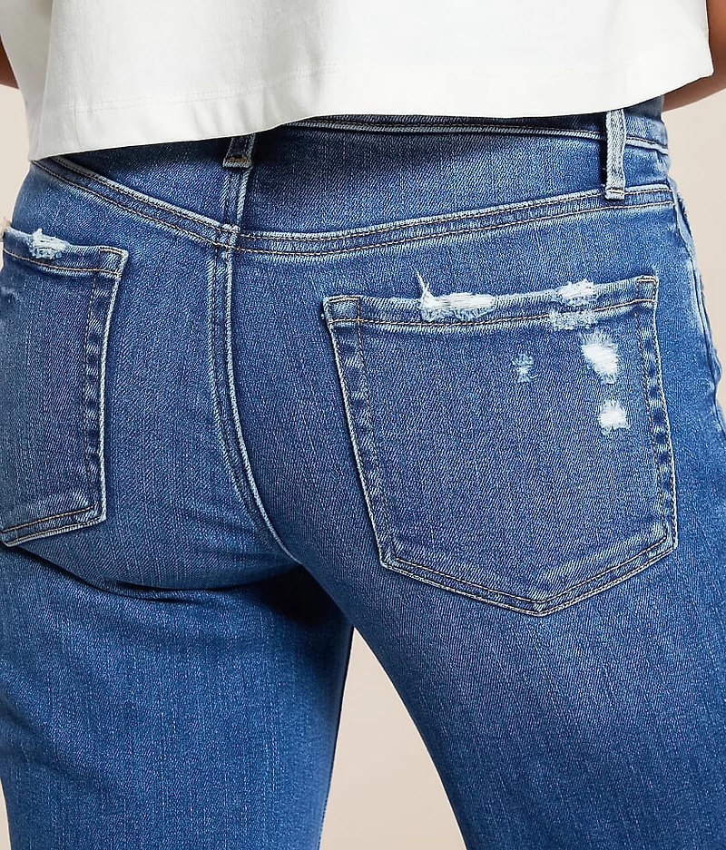 Evie Mid-Rise Classic Straight Stretch Jean