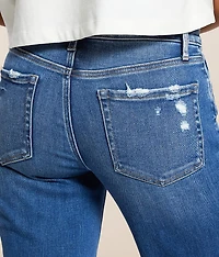Evie Mid-Rise Classic Straight Stretch Jean