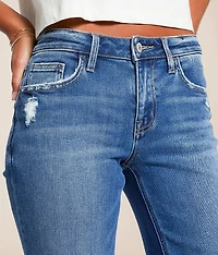 Evie Mid-Rise Classic Straight Stretch Jean