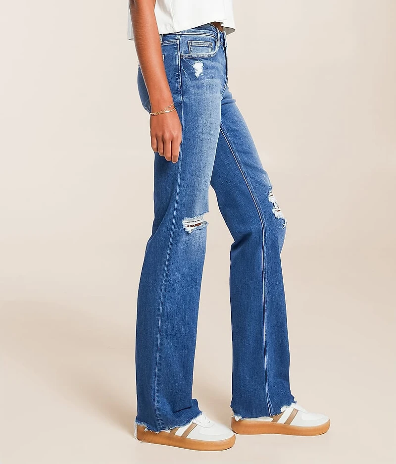 Evie Mid-Rise Classic Straight Stretch Jean