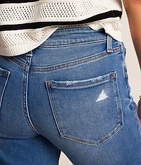 Evie Mid-Rise Cropped Straight Jean