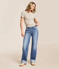 Kris Low Rise Baggy Stretch Jean