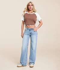 Kris Baggy Low Rise Stretch Jean
