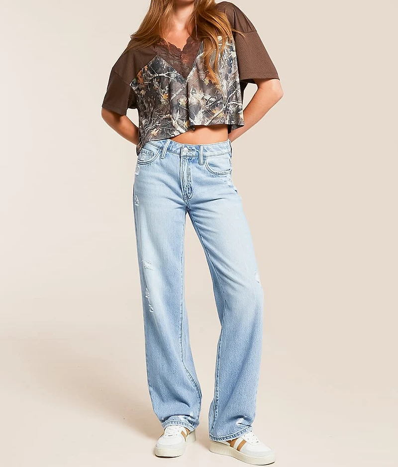 Kris High Rise Baggy Taper Stretch Jean
