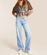 Kris High Rise Baggy Taper Stretch Jean