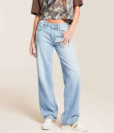 Kris High Rise Baggy Taper Stretch Jean