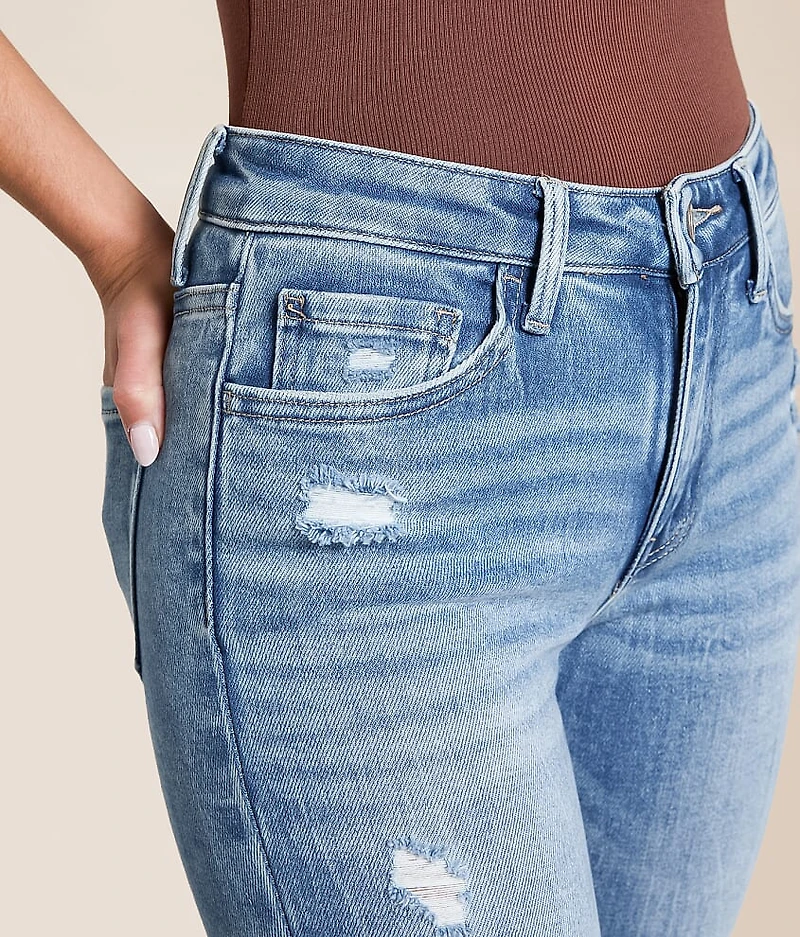 Bella Mid-Rise Flare Stretch Jean