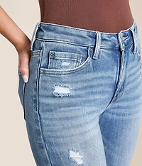Bella Mid-Rise Flare Stretch Jean