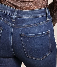 Haylie High Rise Ankle Skinny Stretch Cuffed Jean