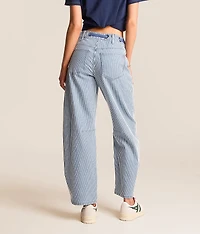 Kate Striped Barrel Stretch Jean