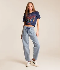 Kate Striped Barrel Stretch Jean