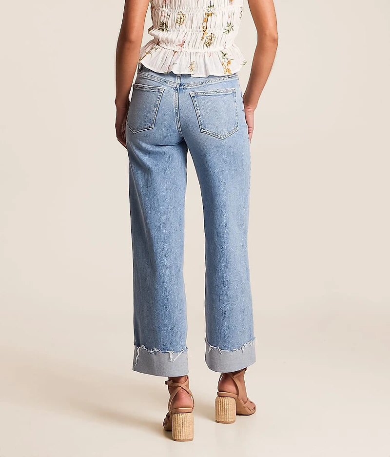 Olivia Cropped Wide Leg Stretch Jean