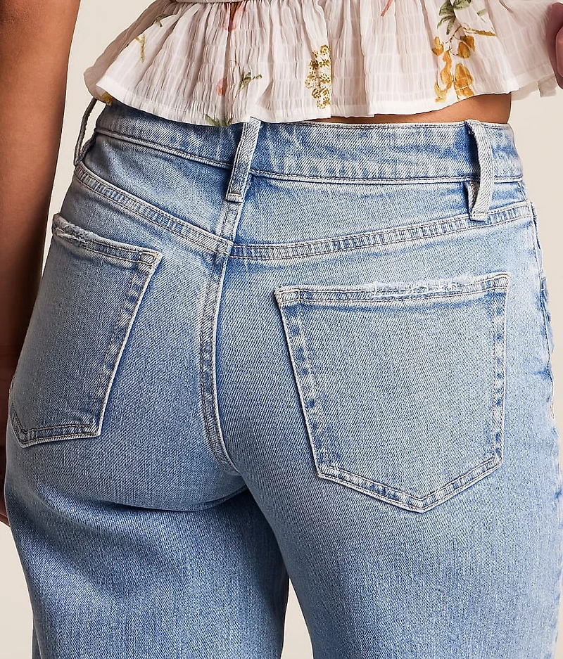 Olivia Cropped Wide Leg Stretch Jean