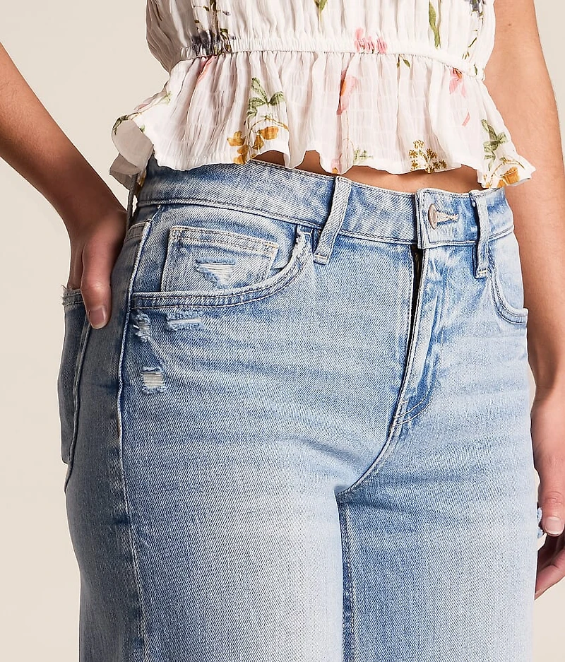 Olivia Cropped Wide Leg Stretch Jean