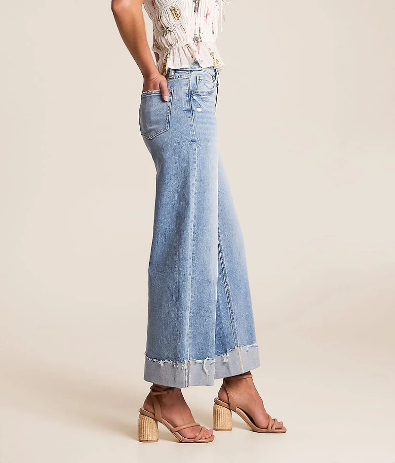 Olivia Cropped Wide Leg Stretch Jean