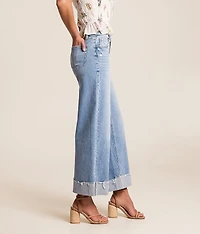 Olivia Cropped Wide Leg Stretch Jean