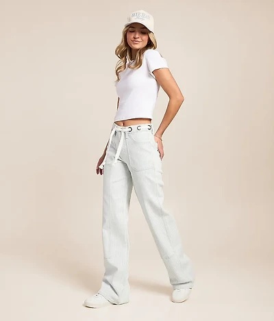 Olivia Wide Leg Striped Jean