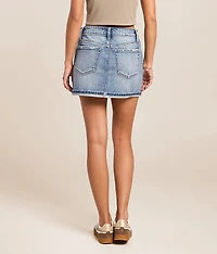 Low Rise Denim Skirt