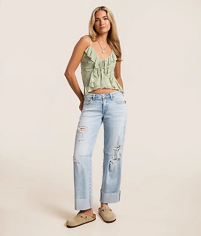 Kris Baggy Barrel Cuffed Jean