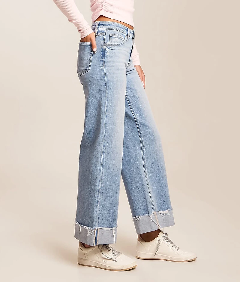 Kate Cropped Wide Leg Stretch Jean