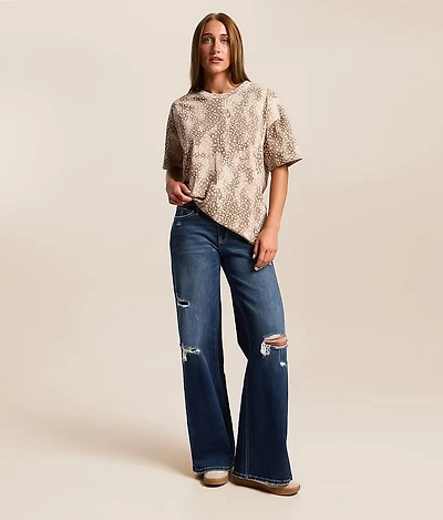Rylee Low Rise Wide Leg Stretch Jean