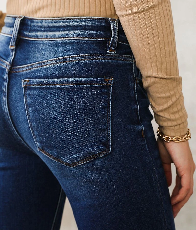 Mid-Rise Ankle Skinny Stretch Jean