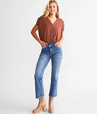 The Everyday Cropped Straight Stretch Jean