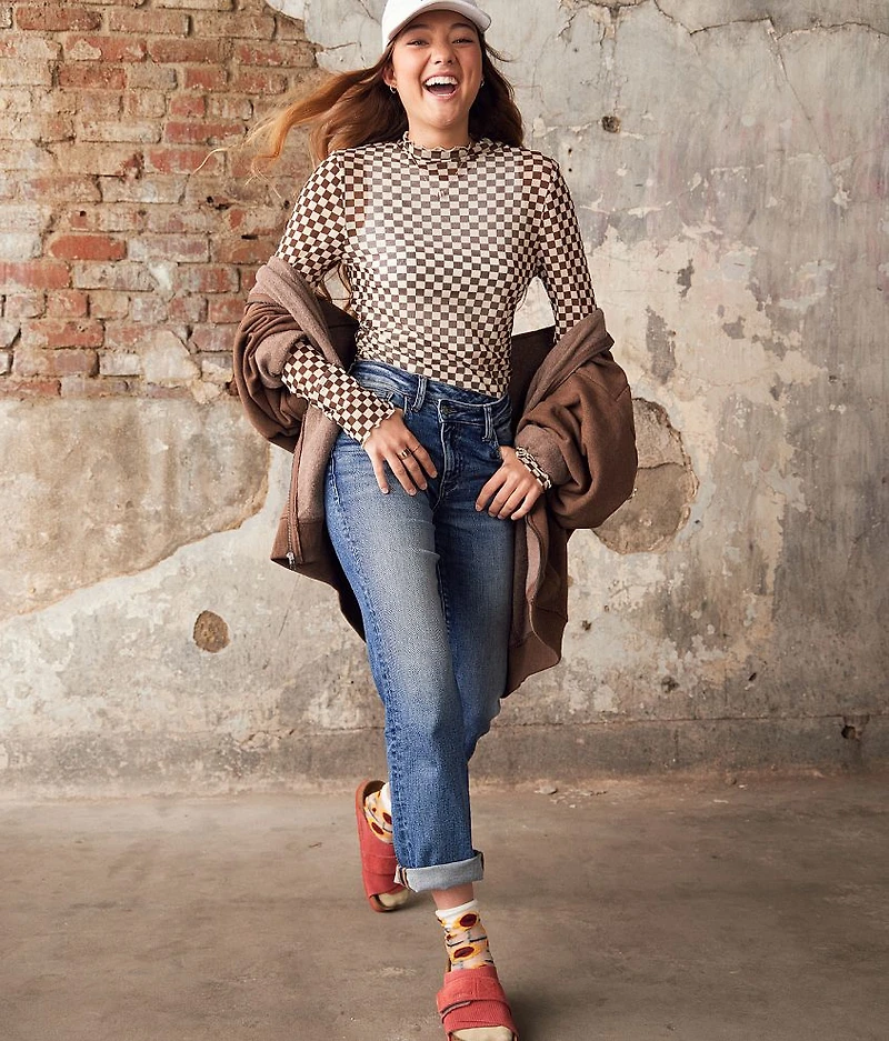 The Everyday Cropped Straight Stretch Jean