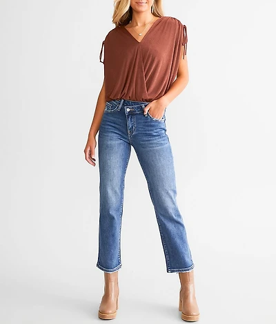 The Everyday Cropped Straight Stretch Jean