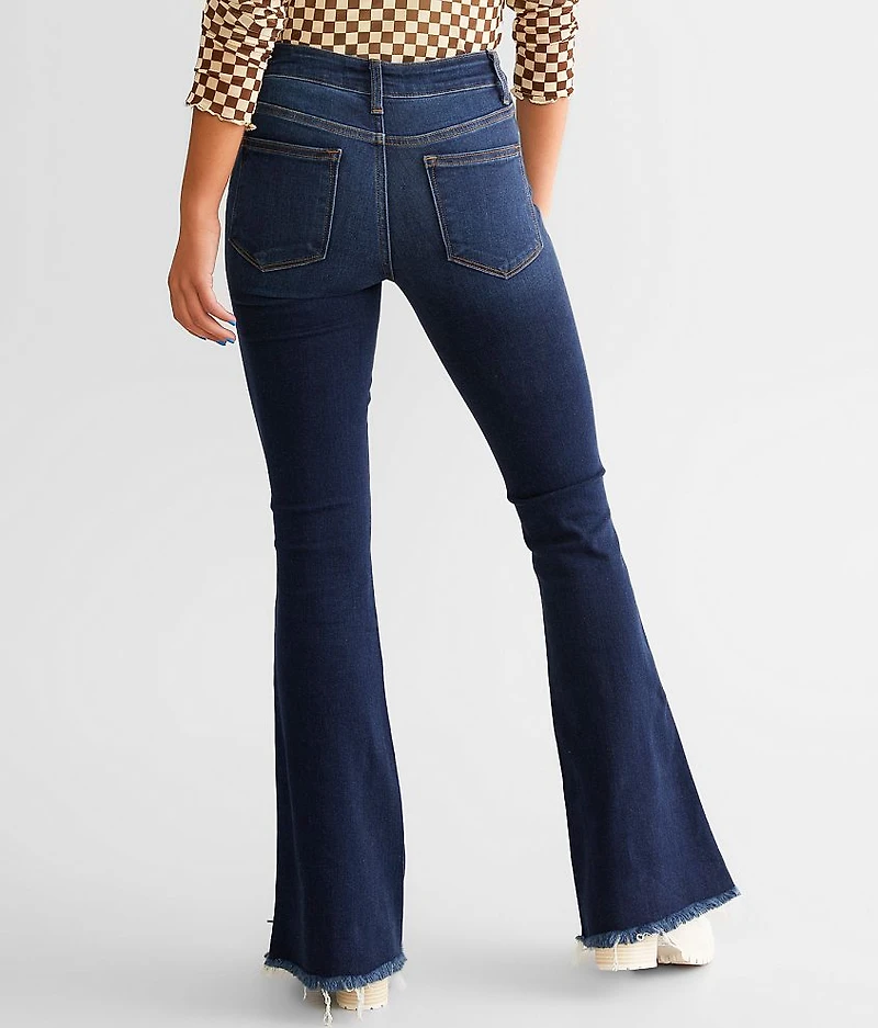 Mid-Rise Flare Stretch Jean