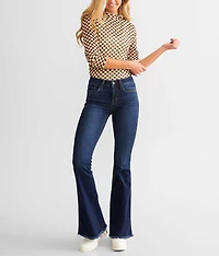 Mid-Rise Flare Stretch Jean