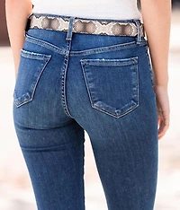 Mid-Rise Flare Stretch Jean