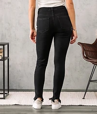 High Rise Ankle Skinny Stretch Jean