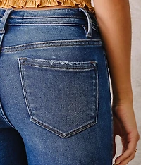 Mid-Rise Cuffed Ankle Skinny Jean
