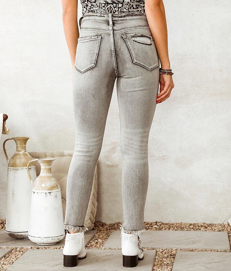 High Rise Ankle Skinny Stretch Jean
