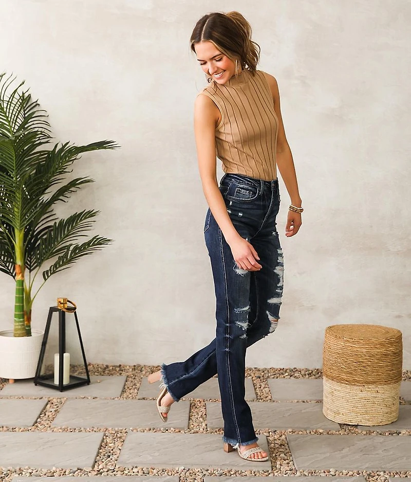 Ultra High Rise Straight Jean