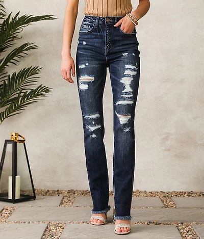 Ultra High Rise Straight Jean