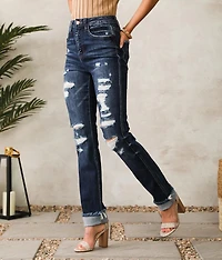 Ultra High Rise Straight Jean