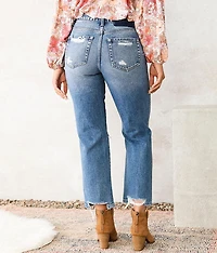 Ultra High Rise Ankle Straight Jean
