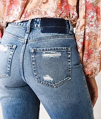 Ultra High Rise Ankle Straight Jean