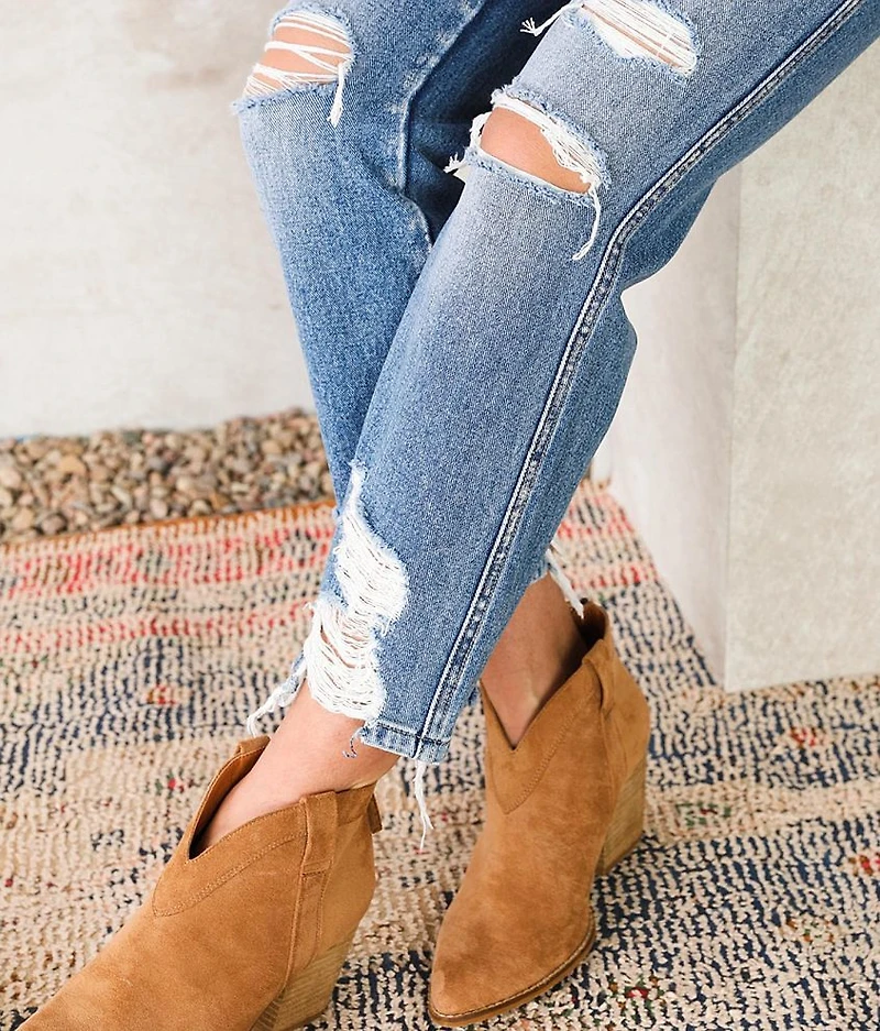 Ultra High Rise Ankle Straight Jean