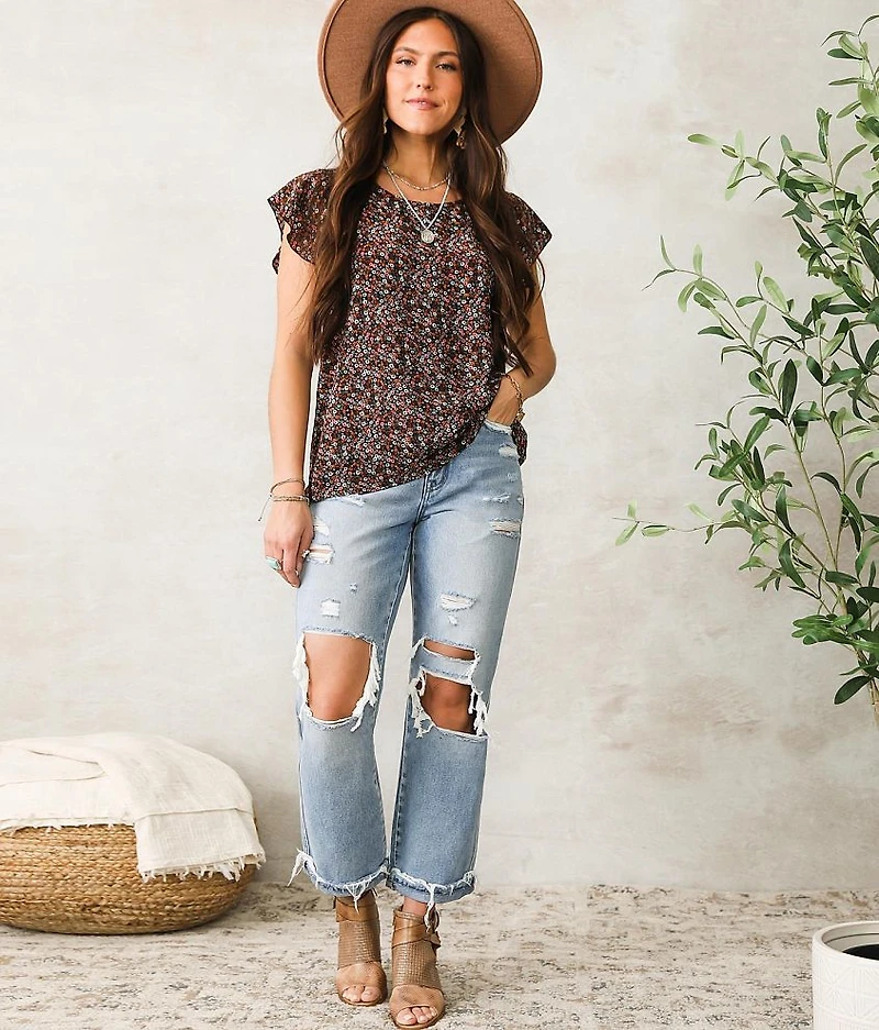 Ultra High Rise Straight Jean