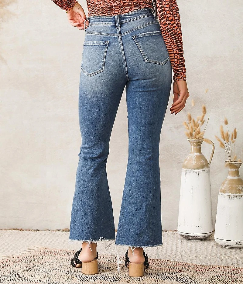 High Rise Cropped Flared Jean