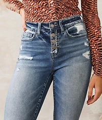 High Rise Cropped Flared Jean