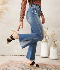 High Rise Cropped Flared Jean