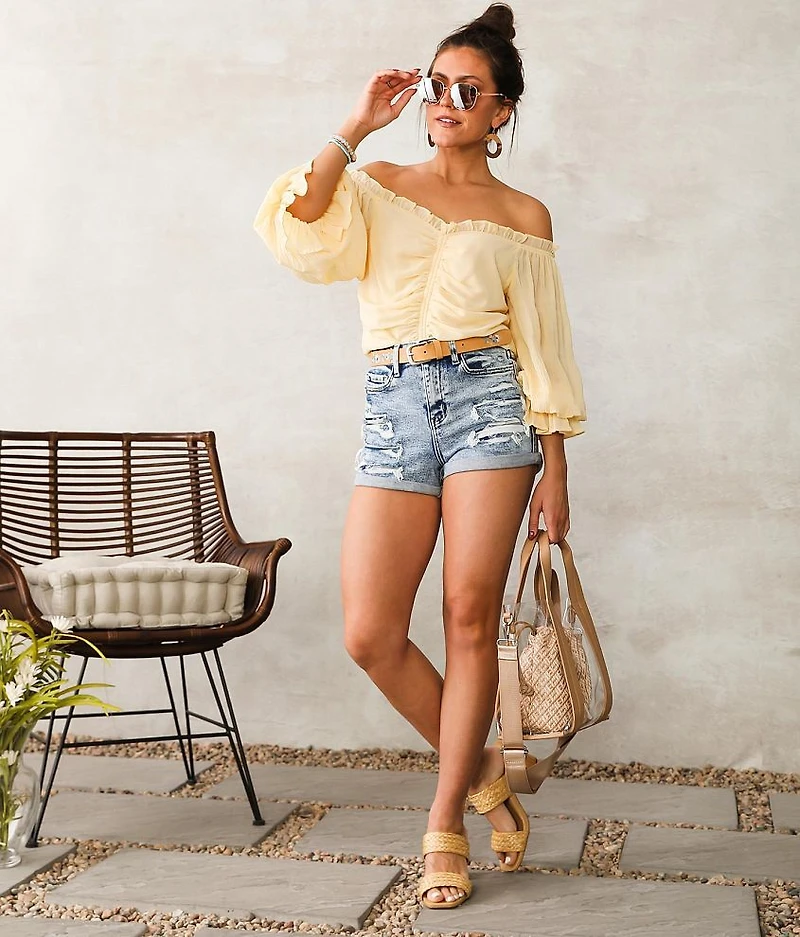 Ultra High Rise Stretch Short