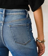 High Rise Slim Straight Stretch Jean