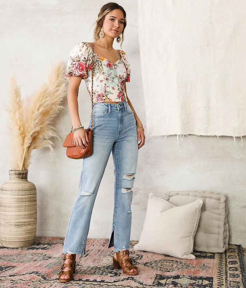 Ultra High Rise Straight Jean