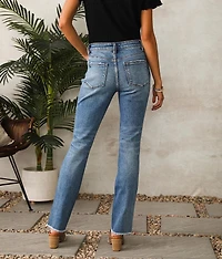 Mid-Rise Straight Stretch Jean